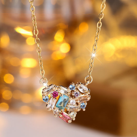 Personality Simple Style Heart Necklace