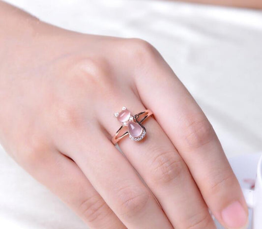 Cute Cat Jewelry Set