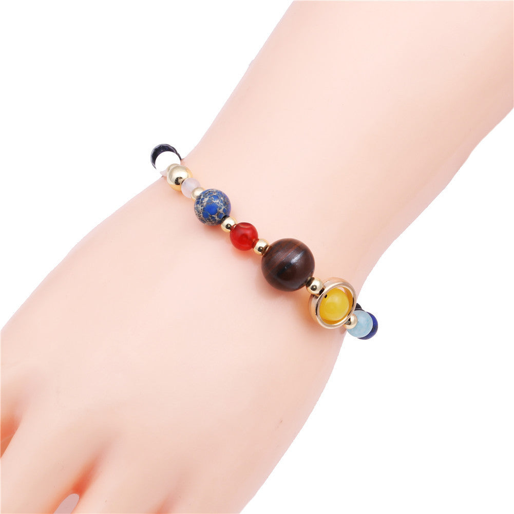 Unisex Eight Planet Constellation Bracelet
