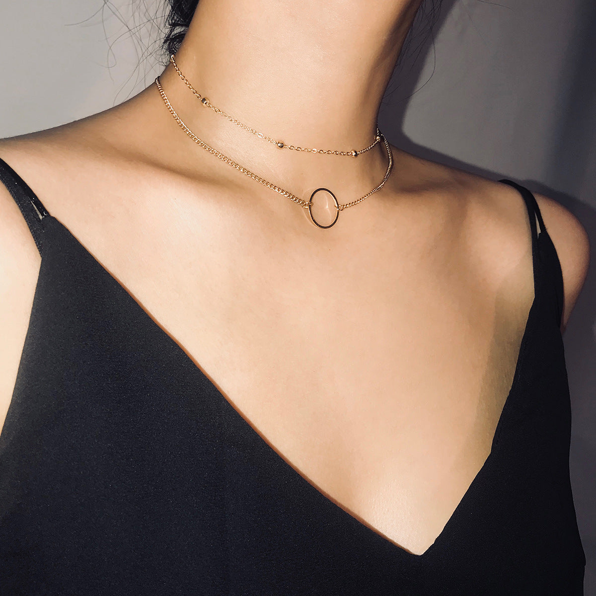 Two Layer Choker Necklace