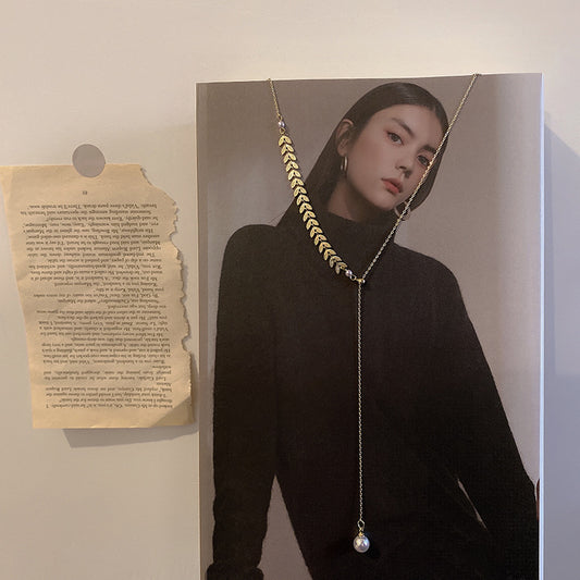 Wheat Ear Clavicle Necklace