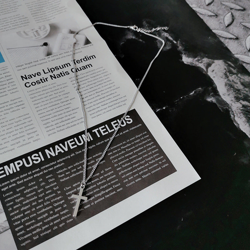 Multi-Layer Hip-Hop Cross Necklace