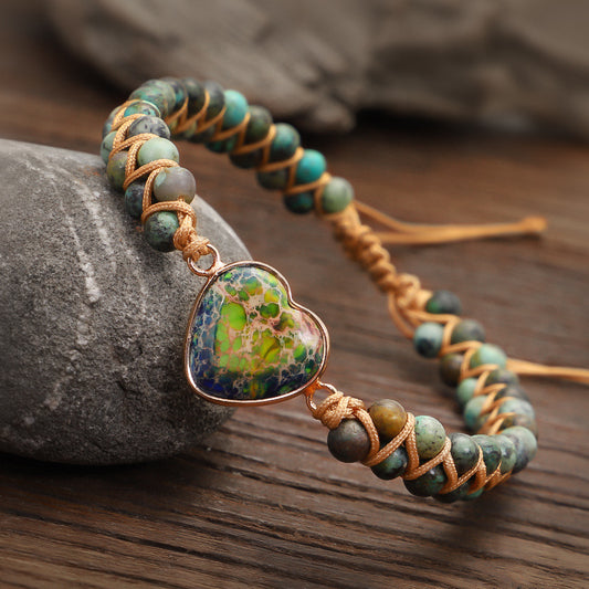 Love Stone Winding Bracelet