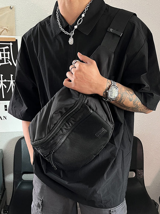 Irregular Geometric Spliced Necklace