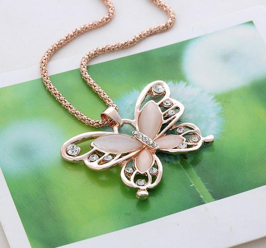 Elegant Butterfly Spirit Necklace
