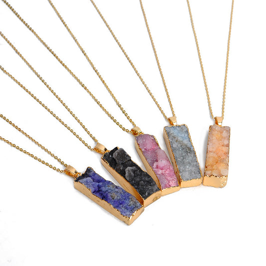 Natural Stone Pendant Necklace