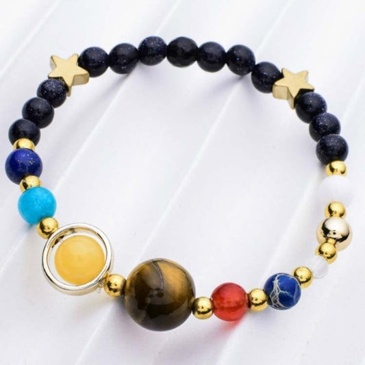 Unisex Eight Planet Constellation Bracelet