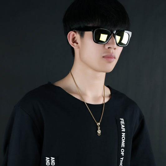 Unisex Music Symbol Necklace