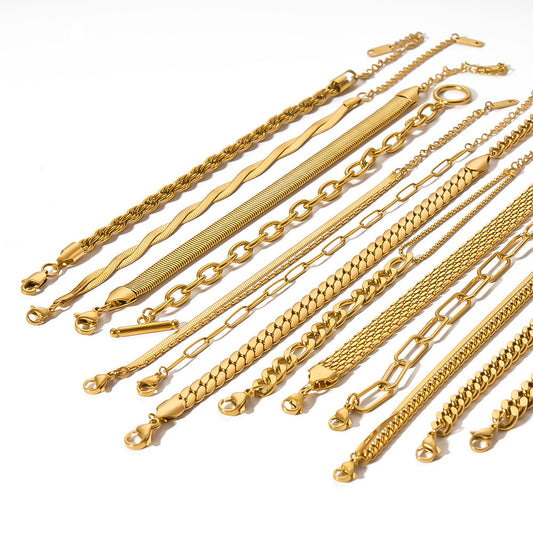 Gold Simple Bracelets