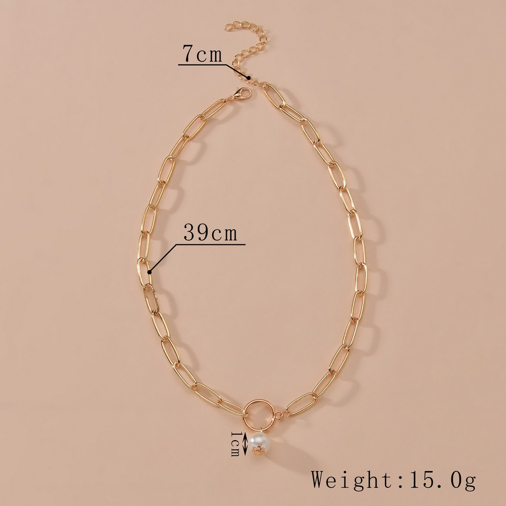 Round Shaped Pearl Necklace