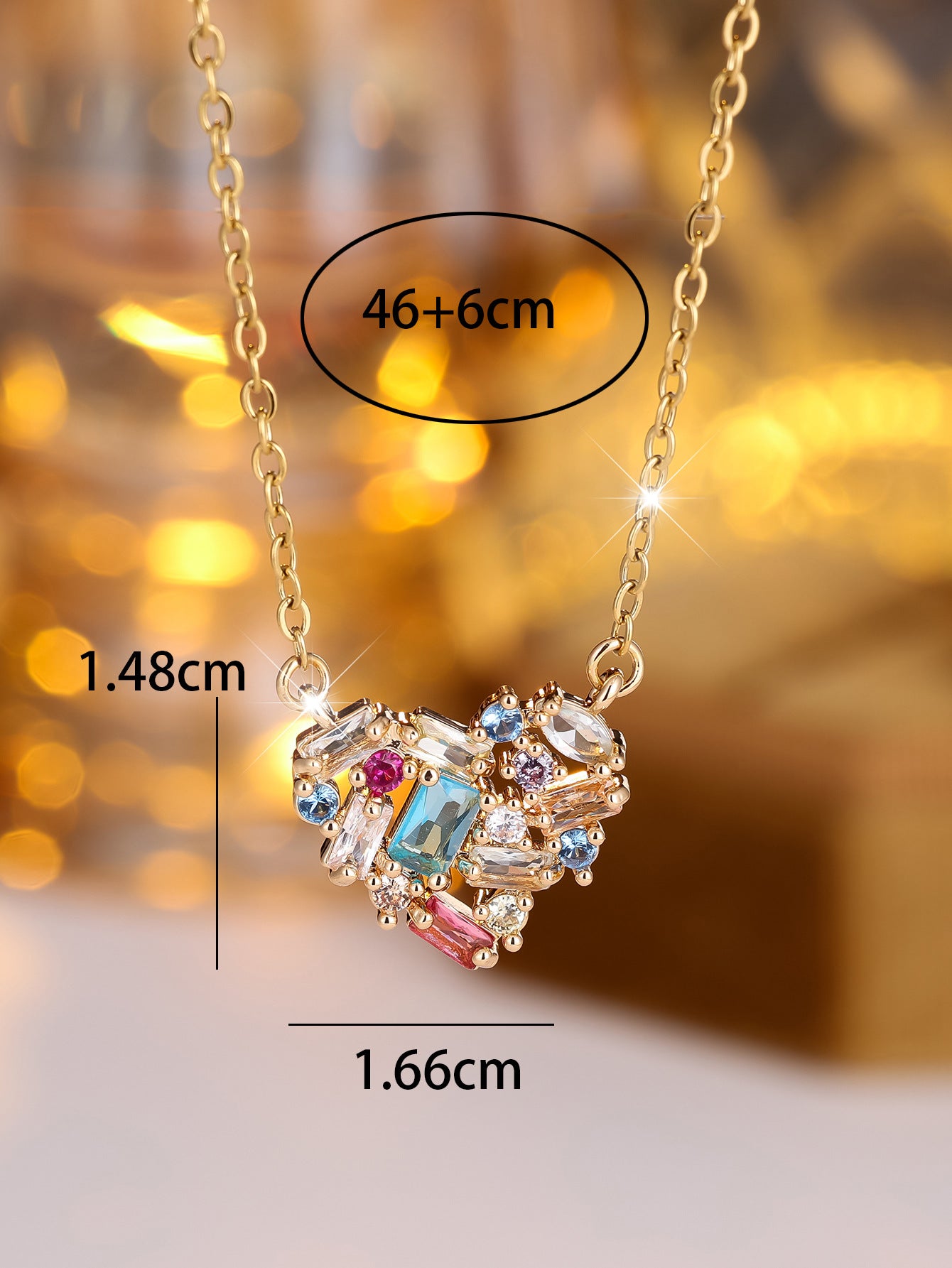 Personality Simple Style Heart Necklace