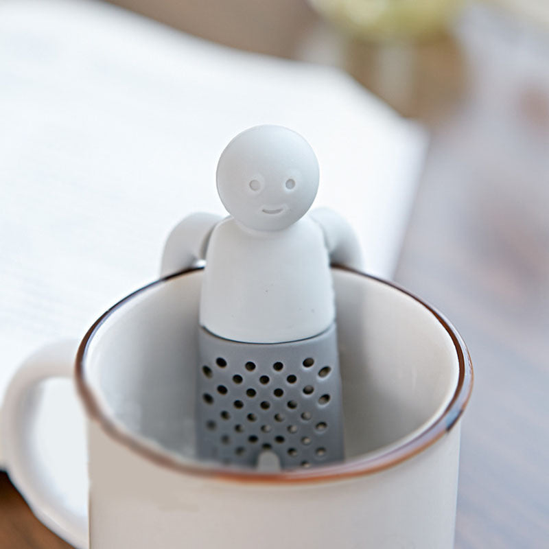 Silicone Human Shape Tea Strainer Infuser