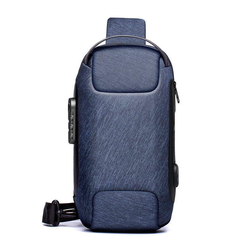 Waterproof USB Crossbody Shoulder Sling Bag
