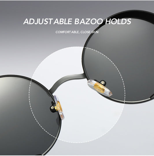 Round Frame Metal Sunglasses