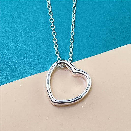 Hollow Heart Necklace