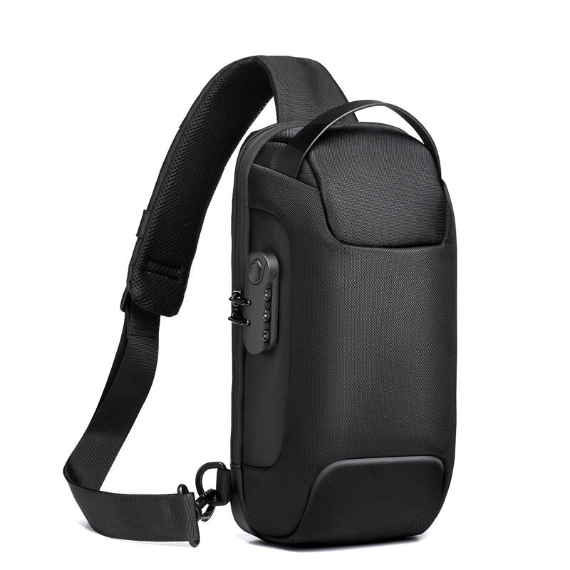 Waterproof USB Crossbody Shoulder Sling Bag