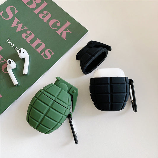 Hand Grenade Silicone Protective Case for AirPods