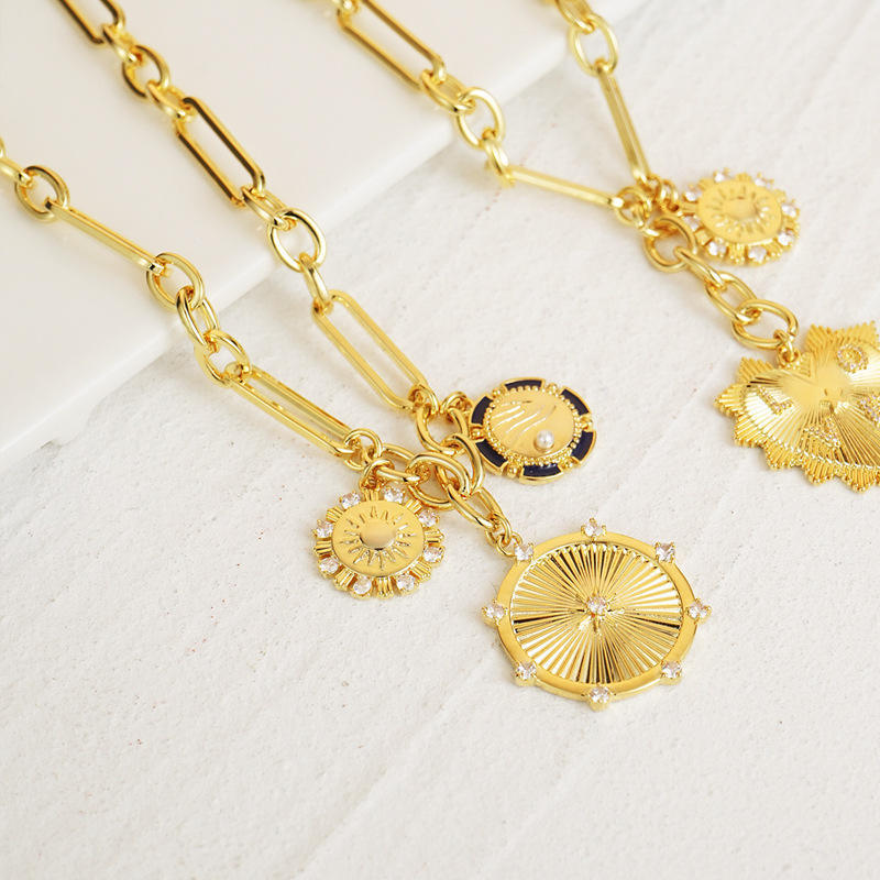 Sun Pendant Necklace