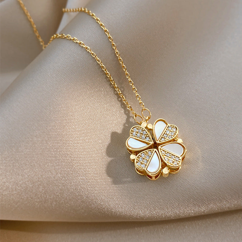 Four-Leaf Clover Pendant Necklace