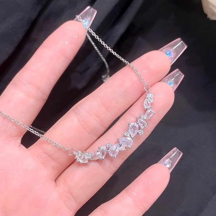 Zircon Water Drops Necklace