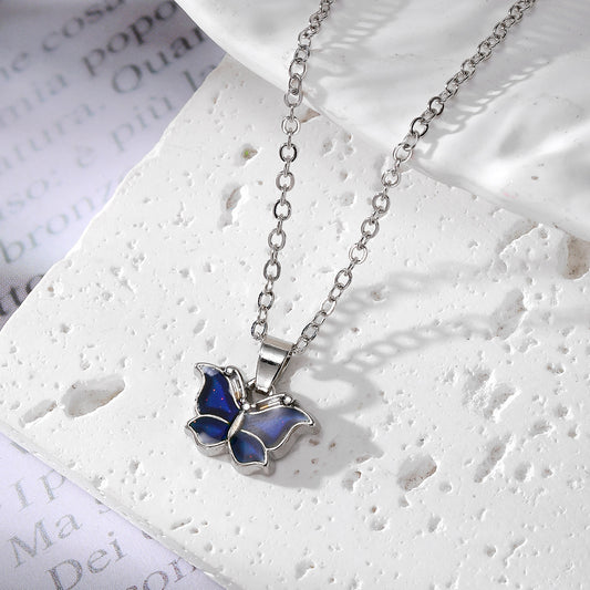 Colour-Changing Mood Pendant Necklace