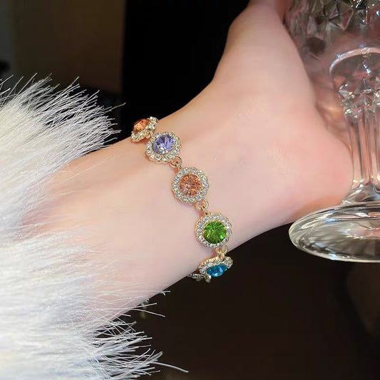 Colourful Necklace & Bracelet Set