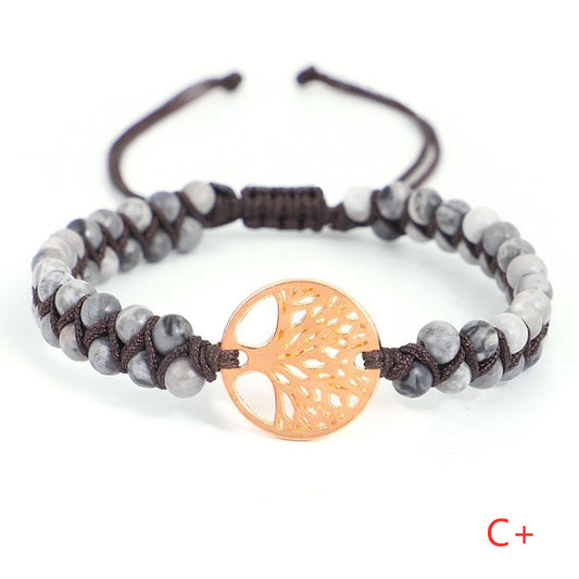 Woven Tree of Life Yoga Bracelet