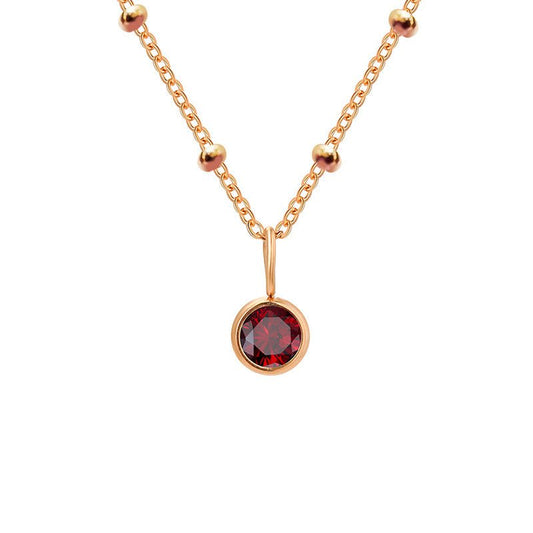 Diamond Birthstone Necklace - Trendy Radar