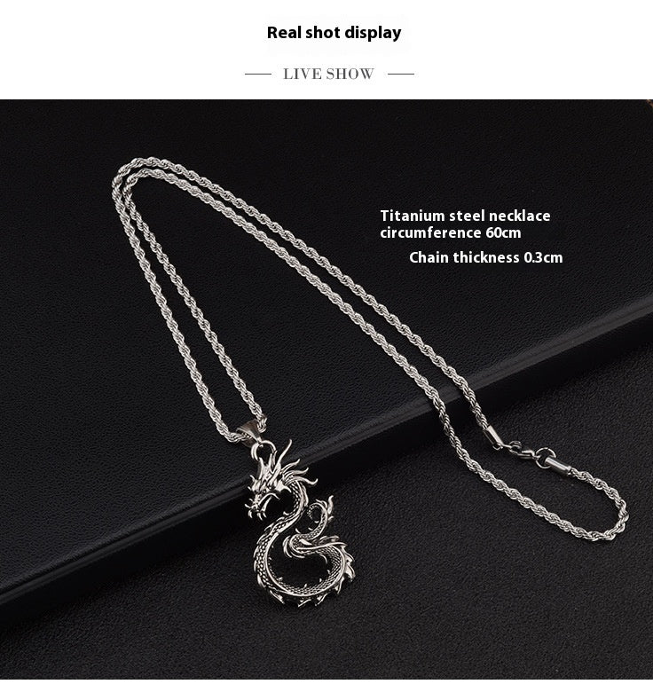 Dragon Sword Pendant Necklace