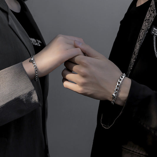 Magnetic Couple Bracelet Set