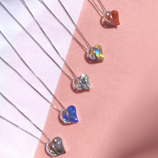 Multicolour Heart Necklaces