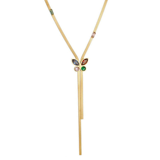 Gold Butterfly Stainless Steel Necklace - Trendy Radar