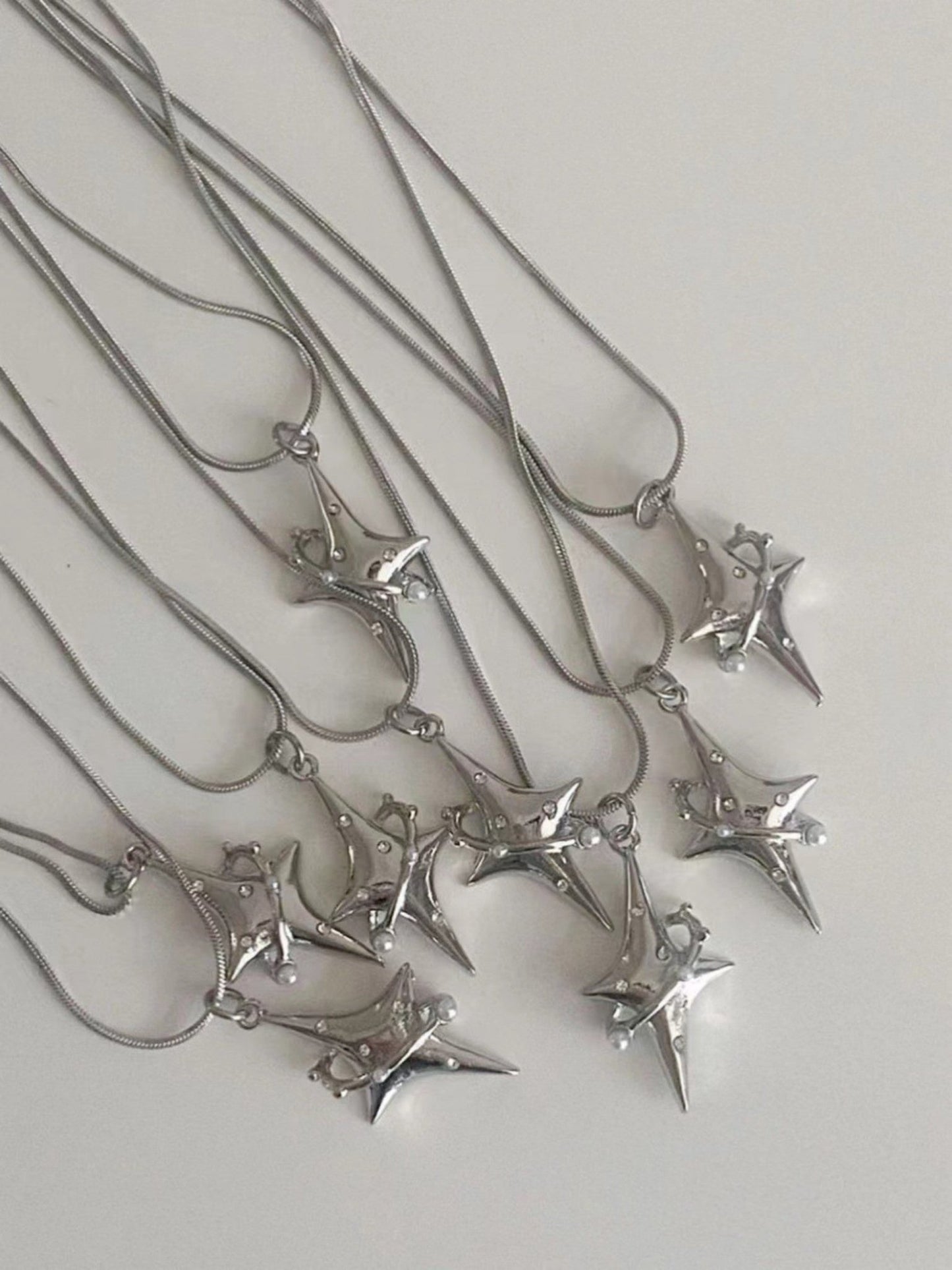 Ins Titanium Steel Star Chain Necklace - Trendy Radar