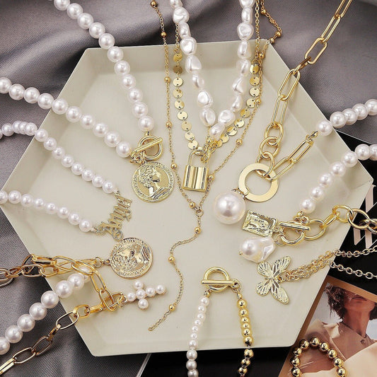 Light Luxury Baroque Pearl Necklace - Trendy Radar