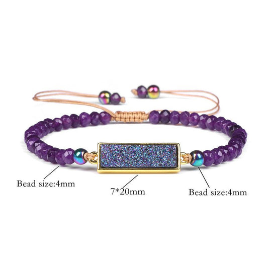 Natural Stone Woven Bracelet for Men & Women - Trendy Radar