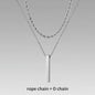 Men’s Layer Pillar Chain Necklace