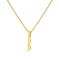 Funky A-Z Letter Pendant Necklace