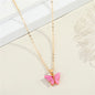 Butterfly Resin Clavicle Necklace