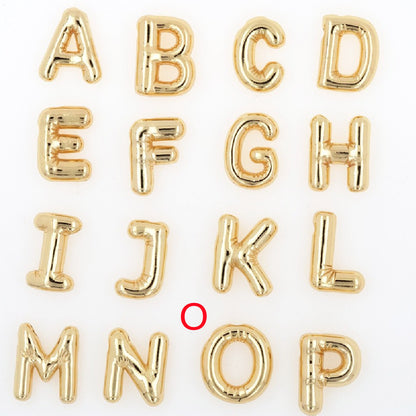 Glossy Letters Pendant Necklace