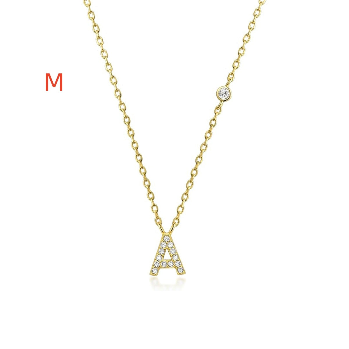 Luxury Gold A-Z 26 Letters Necklace