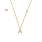 Luxury Gold A-Z 26 Letters Necklace