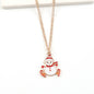 Cute Santa Claus, Snowman, and Elk Pendant Necklace