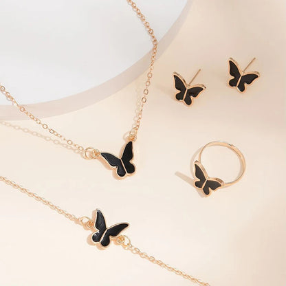 Butterfly Jewellery Set 5Pcs
