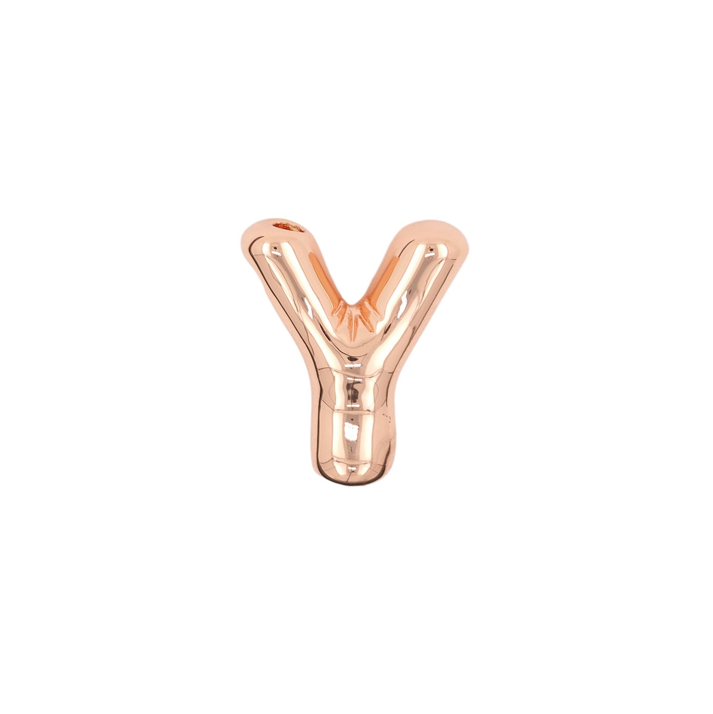 Glossy Letters Pendant Necklace