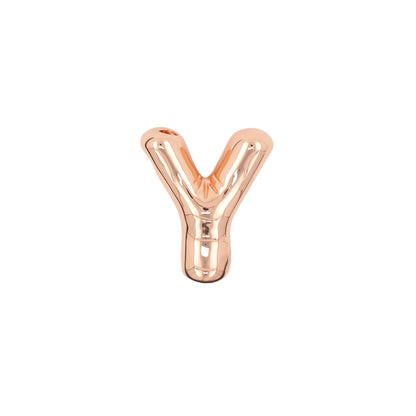 Glossy Letters Pendant Necklace