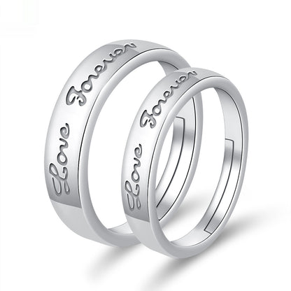 Moissanite Engagement Couple Rings