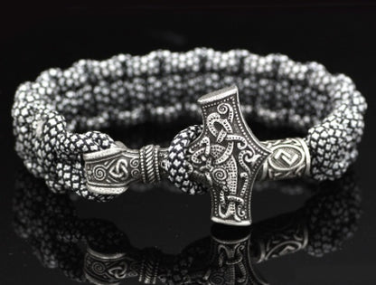 Vintage Thor’s Hammer Braided Bracelet