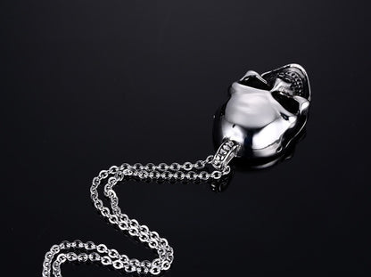 Titanium Steel Cool Skull Necklace