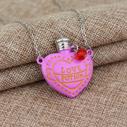 Love Portion Bottle Pendant Necklace