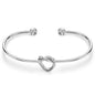 Elegant Stainless Steel Love Knot Bracelet